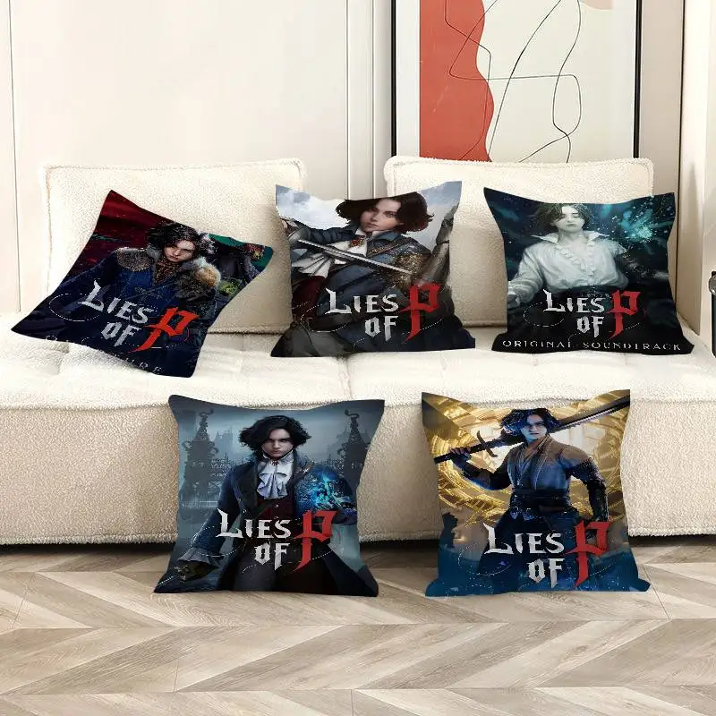 Game L-L-Lies of P Personalized Pillow Cover Kids Bedroom Wild Party Decor Pillowcase kid Birthday shower Gift