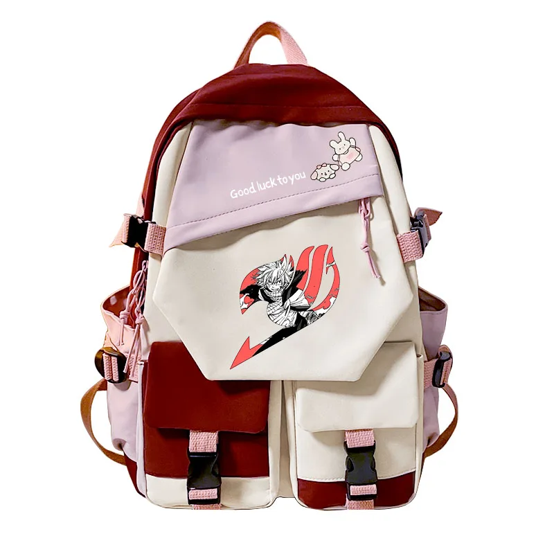 

Fairy Tail ren's Backpack Casual Bag Outdoor Travel Bag Anime Printing Bag Teen Student School Bag Boys and Girls Bag