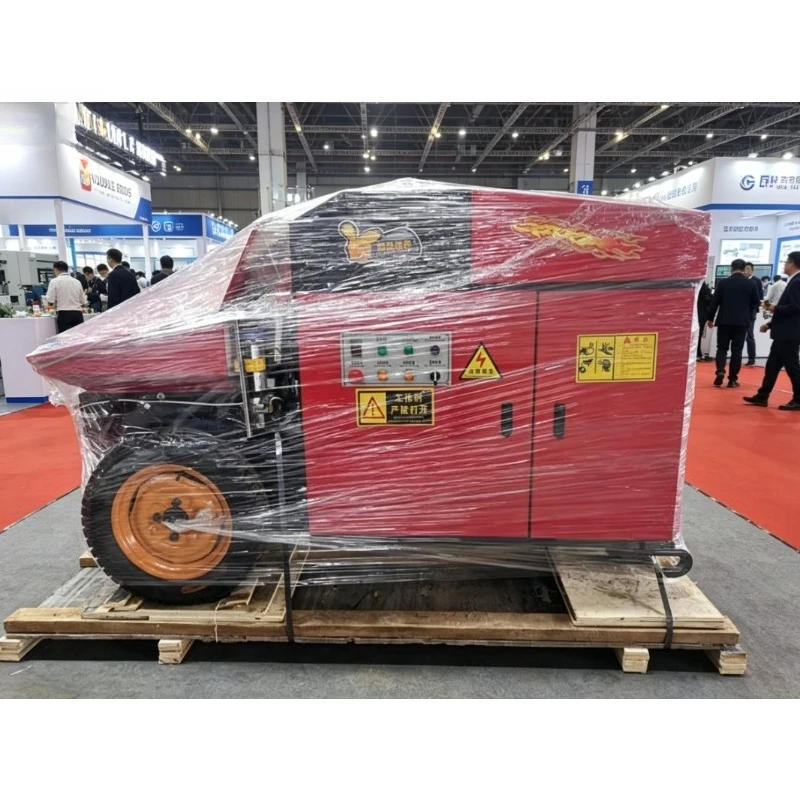 High-Pressure Concrete Placing Equipment with Diesel Engine, Suitable for Long Distance Pumping, Diesel Concrete Pump