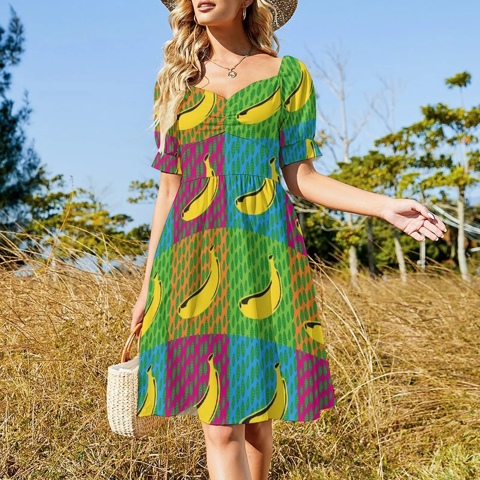 Banana warhol Dress Long dress luxury woman evening dress