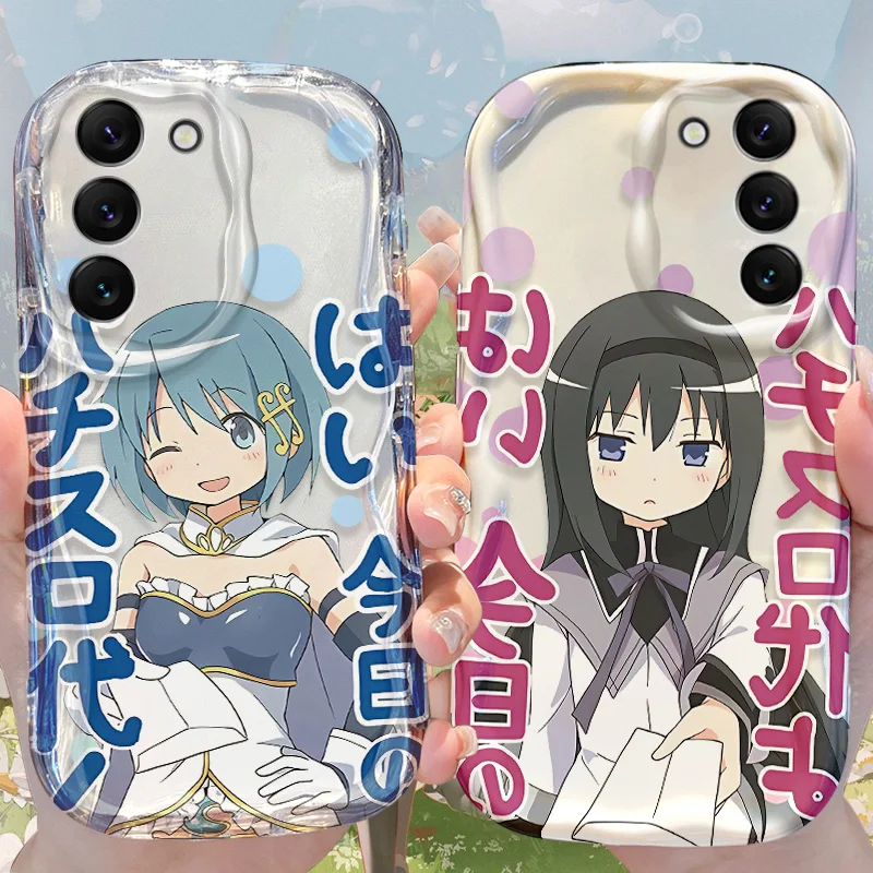 Magical Girl Kaname Madoka Case for Samsung Galaxy A50 A50S A37 A36 A35 A34 A32 A26 A25 A24 4G A23 A21S A20S A17 A16 5G Cover