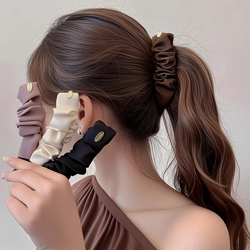 

Hot Sale FashionFabric Banana Clip Strong Vertical Ponytail Holder Hair Clip for Daily Wear