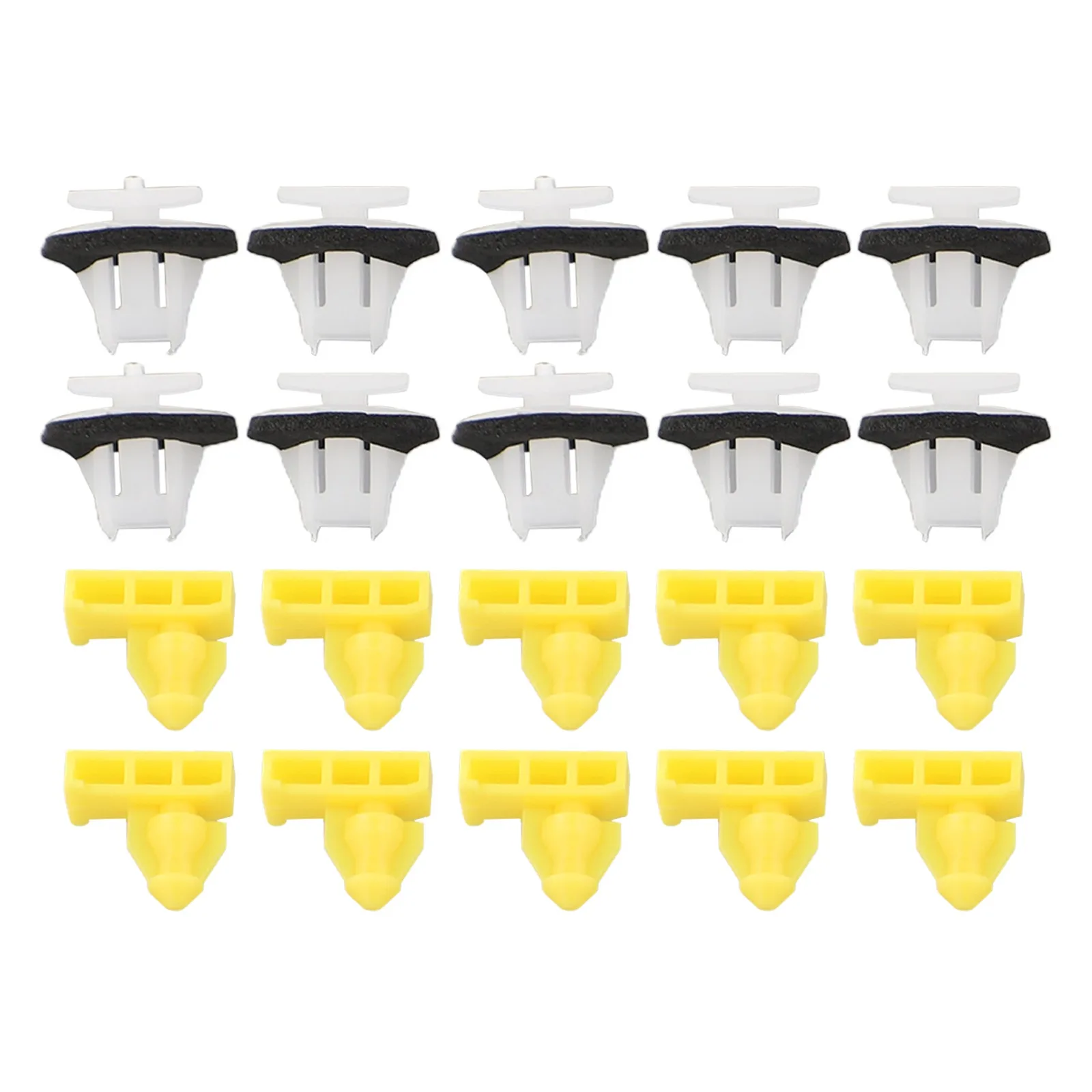 

20PCS Moulding Clips Set For Nissan Juke 76882-JG10A / 76847-JG00A Fixed Front And Rear Arched Plaques D452+Z29