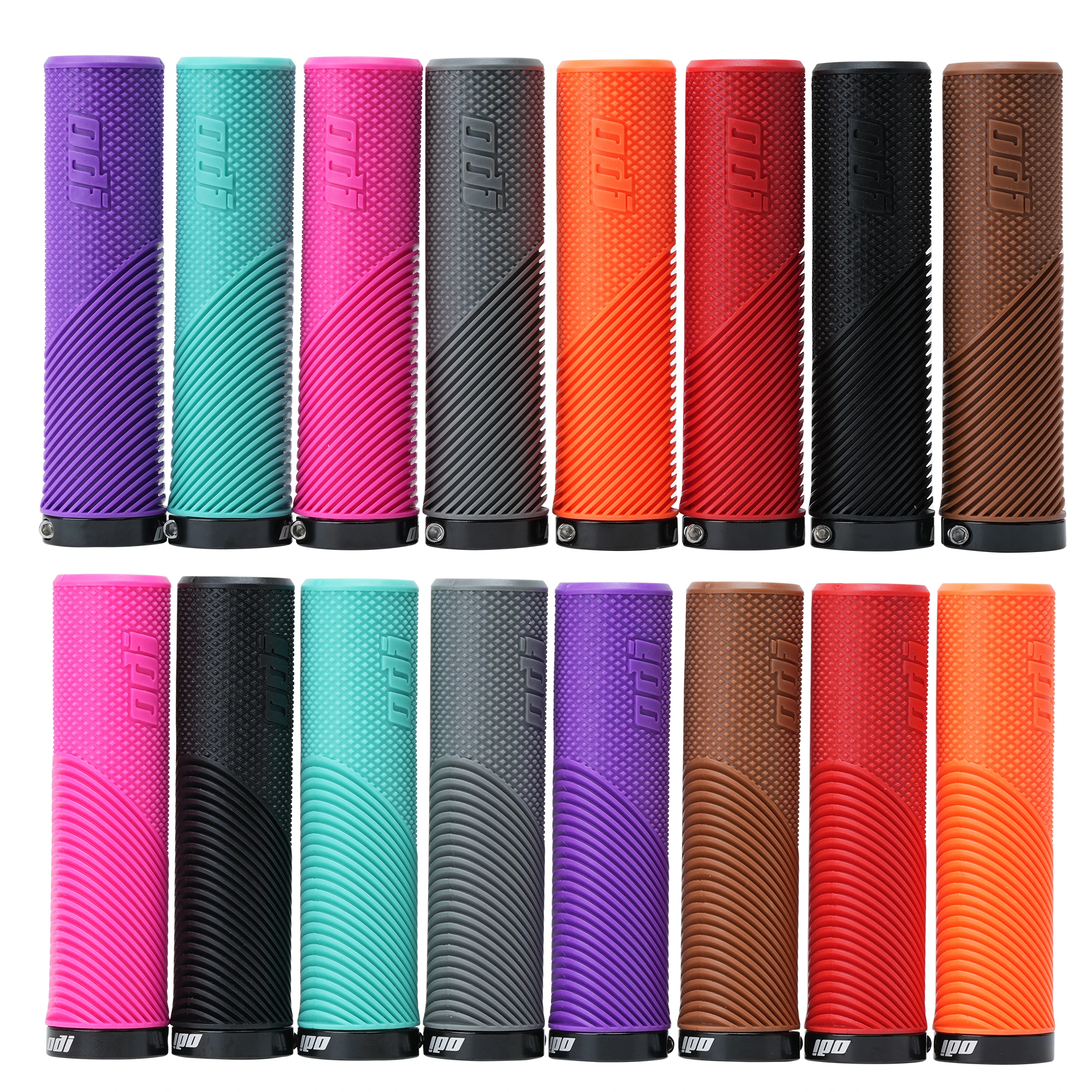 ODI Mountain Bike Grips Non-slip Bicycle Grips Rubber Waterproof Mtb Cuffs Lock on Bicycle Handlebar Grip for MTB Folding E-bike