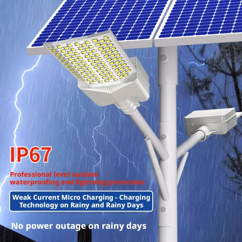 

9000W Ultra-Bright Solar Light Solar Street Light,Outdoor IP67 Dusk to Dawn Solar Road Lamp,for Yard/Garden/Parking-Lot/Driveway