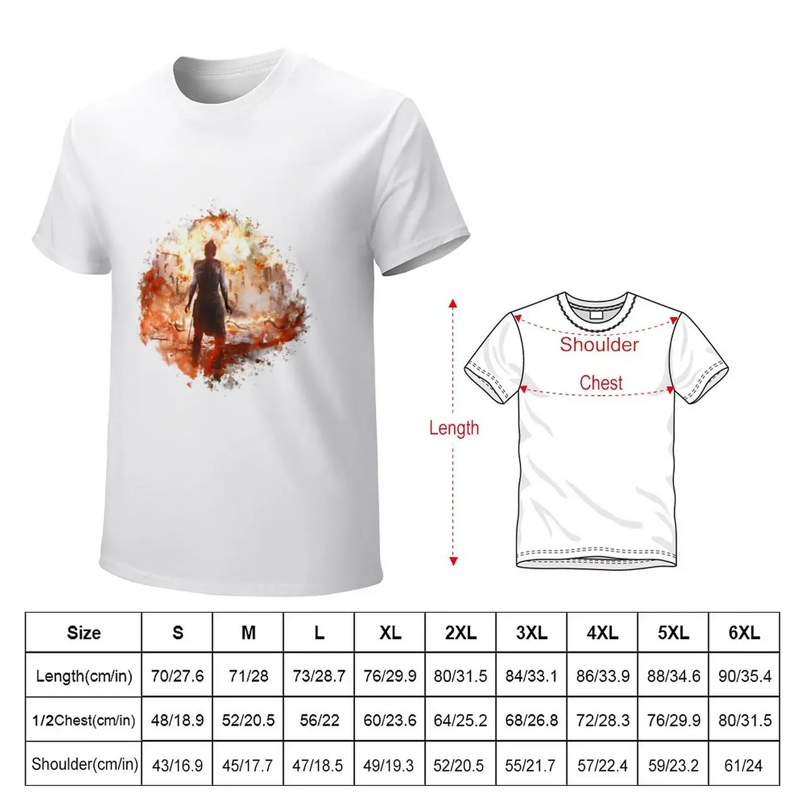 Hellblade Senua's Sacrifice T-Shirt graphics oversizeds Men's t-shirt