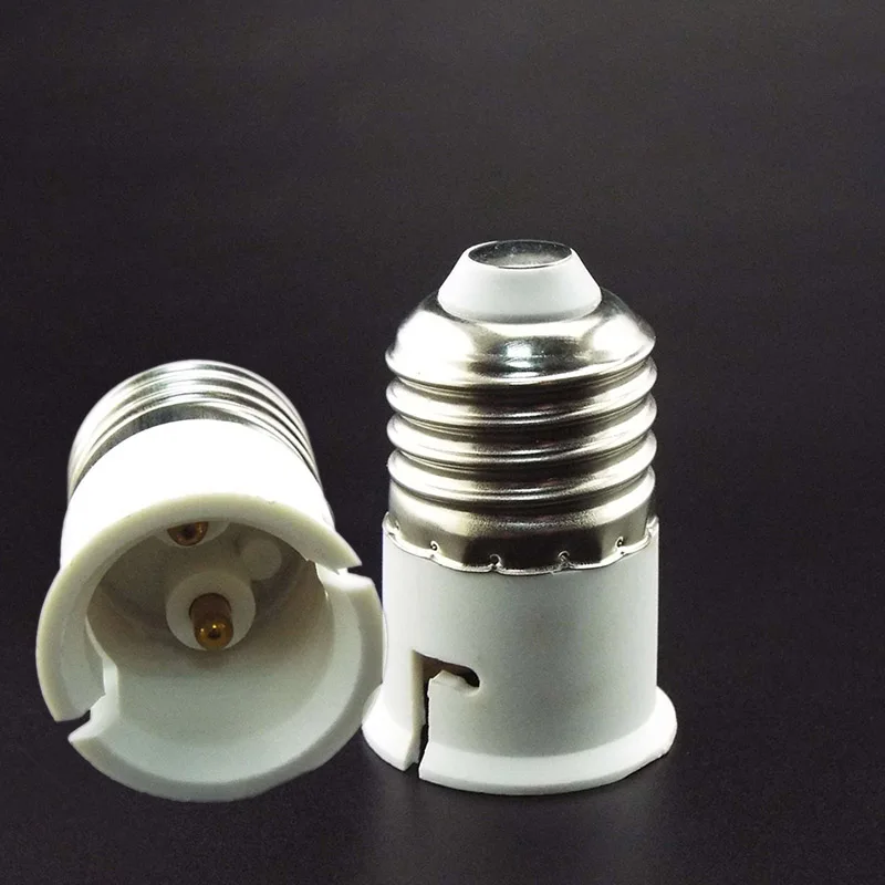 E27 à B22 Base lumière LED ampoule matériau ignifuge support d'alimentation adaptateur convertisseur prise changement 110 V 220 v
