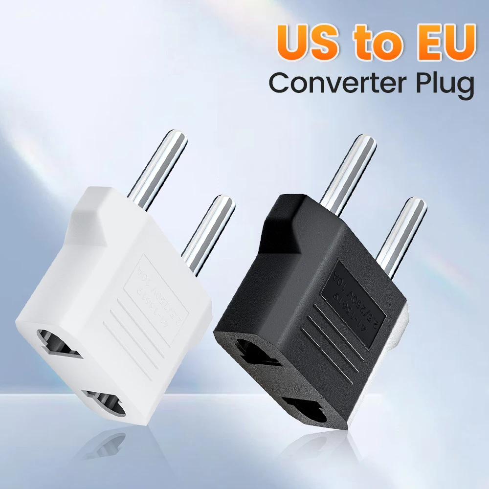 Electrical Socket Plug Universal Travel Power Adapter US China KR EU Europe Plug Converter 4.8mm 4.0mm Compact Electrical Socket