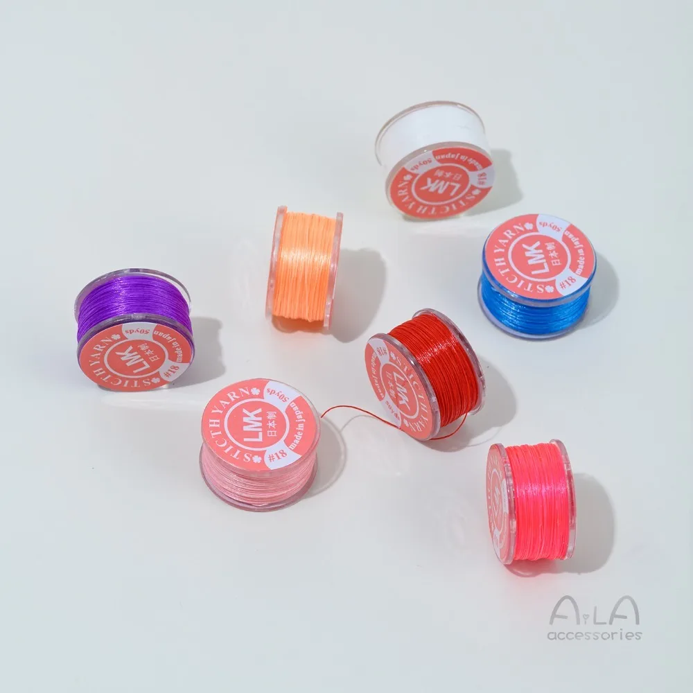 Japanese Imported Rice Bead Special Thread Non-elastic Nylon Thread String Thread Handcrafted Diy Jewelry Material Accessories