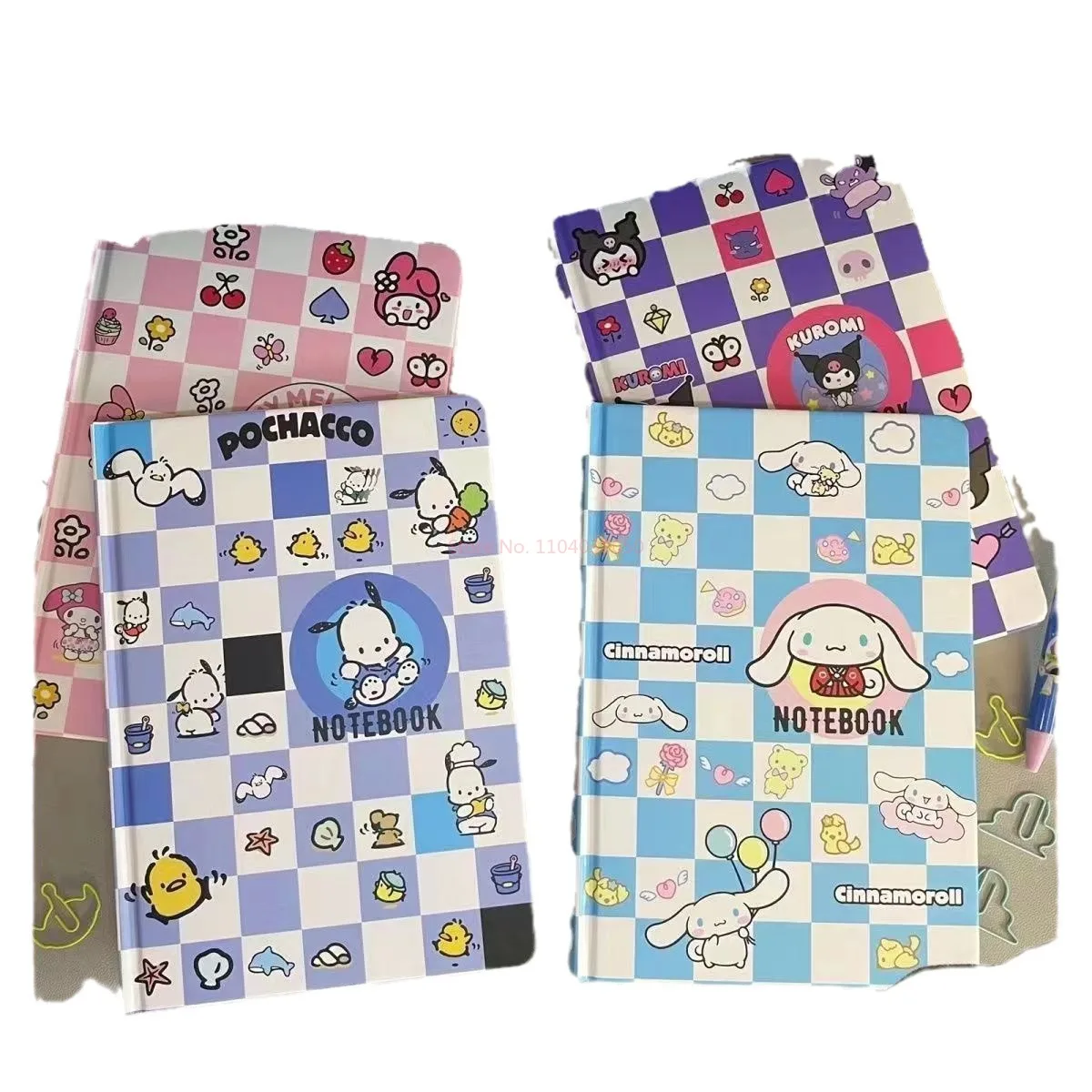 14.5x21 ซม.Sanrio Cinnamoroll Kuromi Pochacco Melody Statione การ์ตูนไดอารี่โน้ตบุ๊คน่ารักคู่มือนักเรียนเครื่องเขียนขายส่ง