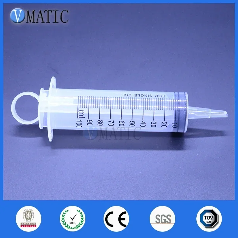 Free Shipping Large Big Giant 100ml/cc Syringe Big Mouth + PVC Tube Glue Dispensing Syringe