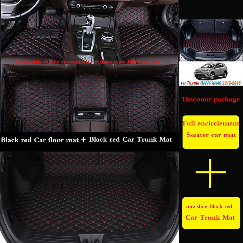 

WZBWZX Custom Car Floor Mat Trunk Mats For Jaguar All Models XF XJ 6/8/12 XK XKR X-type Xfr F-Type Auto Accessories Car-Styling