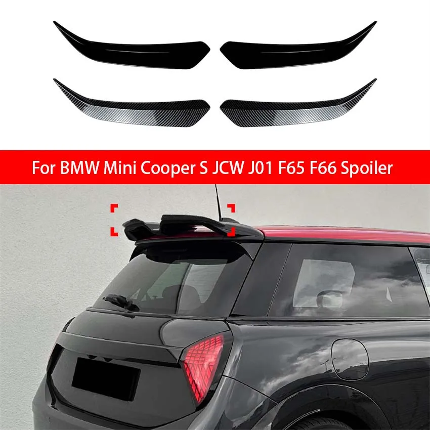 

For BMW Mini Cooper S JCW J01 F65 F66 Spoiler Black Carbon Tuning Car Styling Accessories 2025