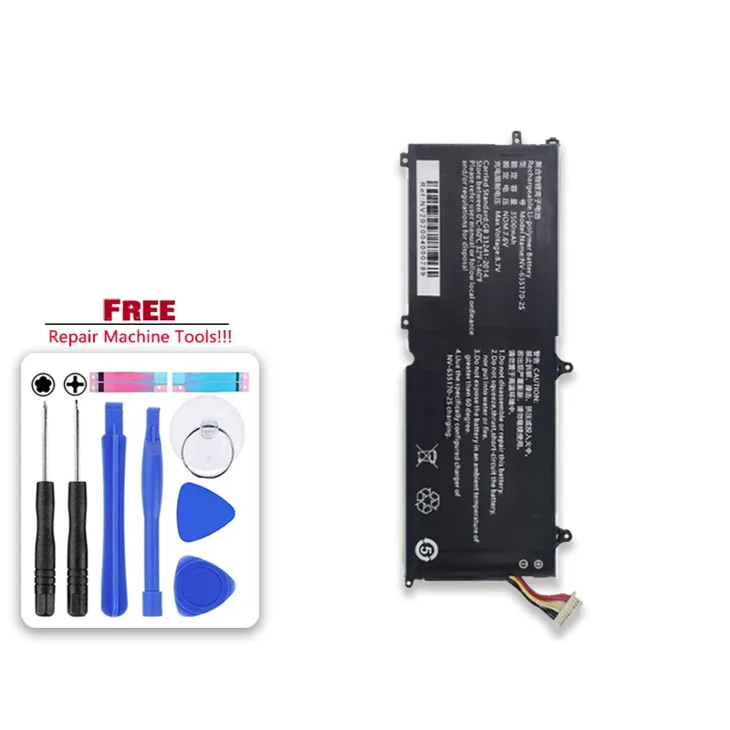 3500mAh Replacement Battery NV-635170-2S For Chuwi Minibook CWI526 Batteria