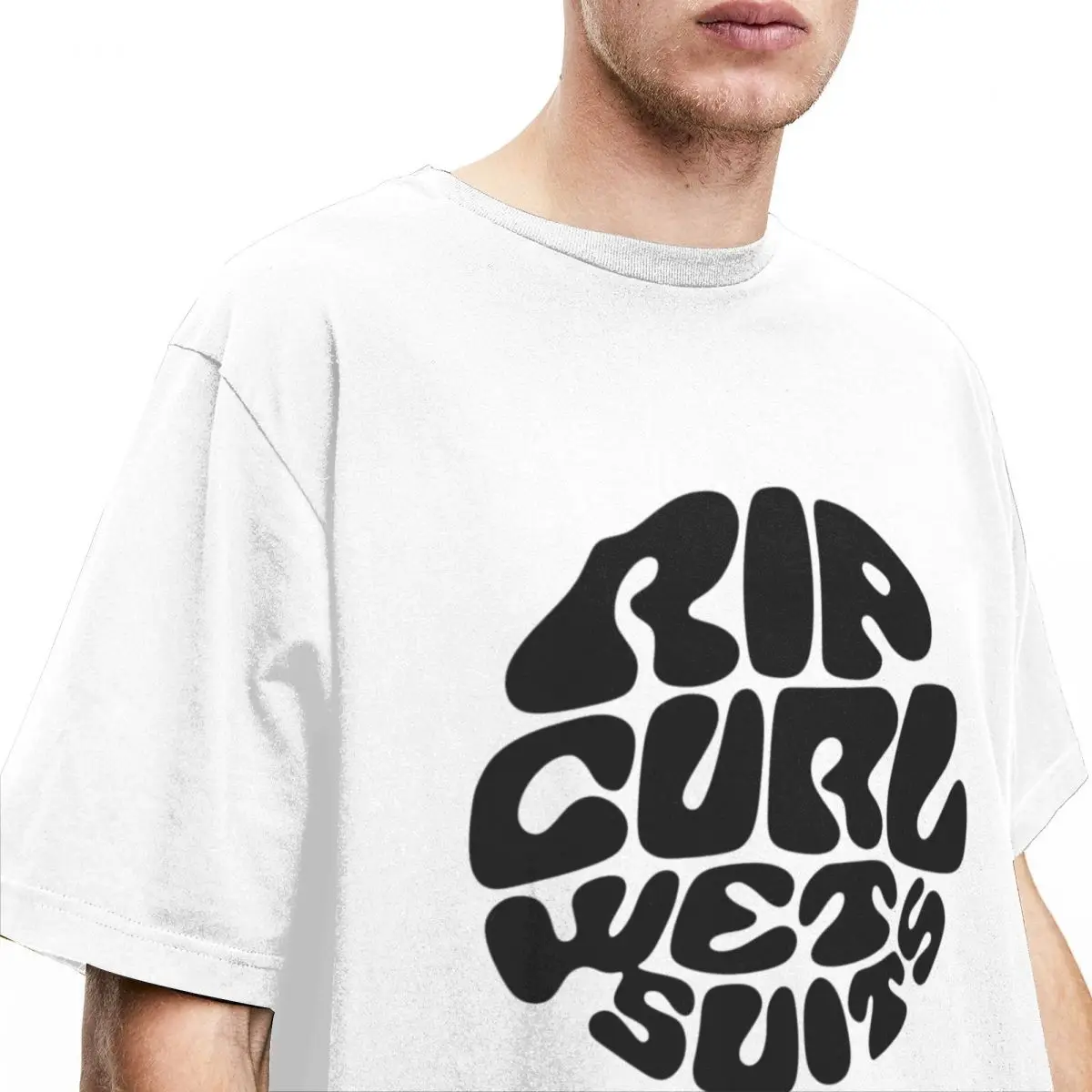 Rip Curl Wet Suits Shirt Merch Men Women Cotton Funny Live The Search Tee Shirt Short Sleeve Tops Christmas Present