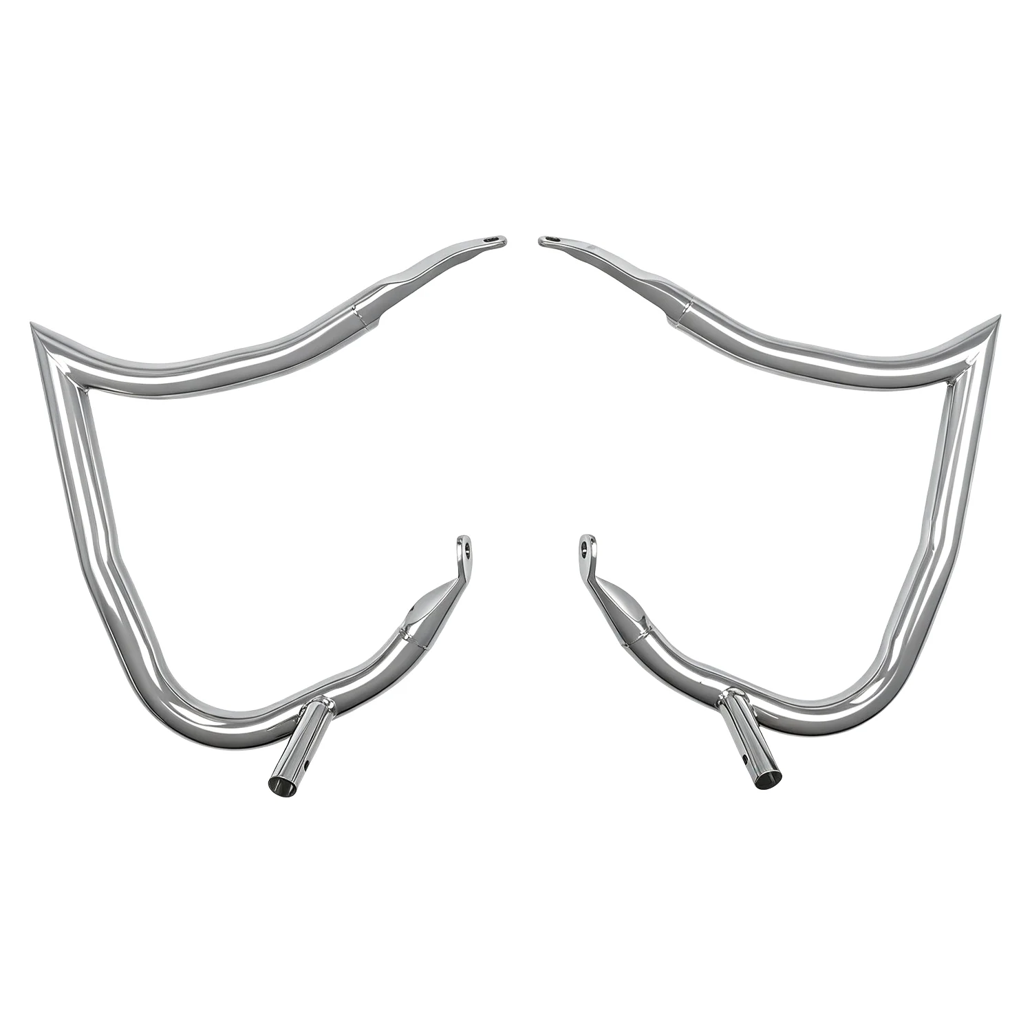 

Motorcycle Saddlebag Guard Rear Crash Bars 1.25" Dia Buffalo Style for Harley Street Glide Road Glide Road King 2014-2025