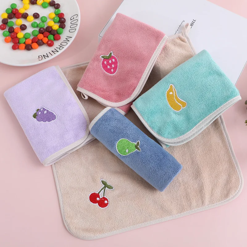 Cartoon Baby Towel Children Bath Towel Soft Absorbent Cotton Face Towel for Newborns Kids Washcloth Wipes Handkerchief 30x30cm