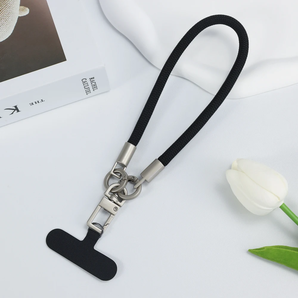 Correa de muñeca corta para teléfono móvil, correa colgante antideslizante, anticaída, antipérdida, pieza de conexión, colgante Universal, 1 ud.