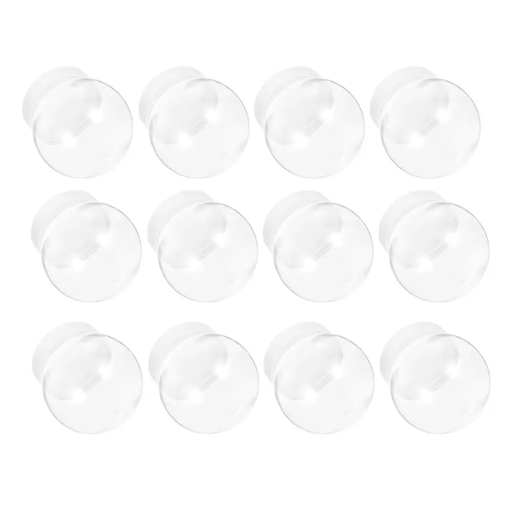 12Pcs Clear Plastic Empty Water Globes DIY Snow Globe Craft Supplies for Handmade Ornaments Christmas Decor Creative Crafting