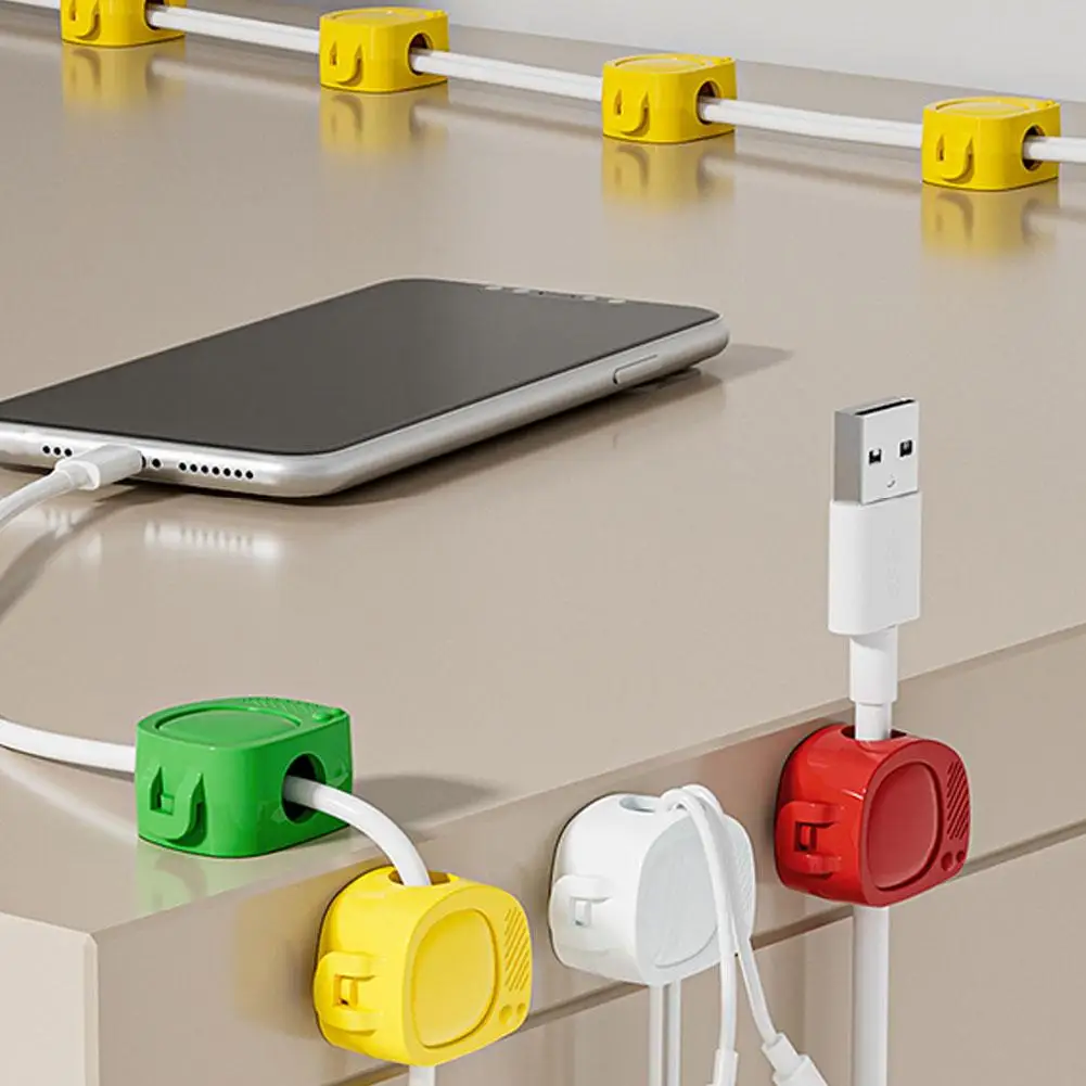 Cable Organizer Management Wire Holder USB Cable Winder Clips For Mouse Keyboard Earphone Protector Wire Keeper Organizer H A9N9