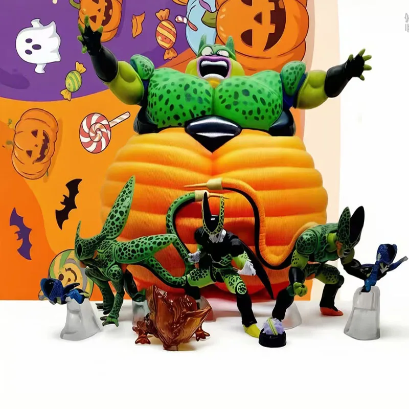 2026@.7pcs/set Dragon Ball Z Cell Family Figures, Cell PVC Action