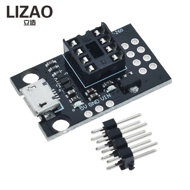 LIZAO 1/2/5/10PCS ATtiny13A ATtiny25 ATtiny45 ATtiny85 Pluggable Chip, ATTINY Development Programming Bare Board