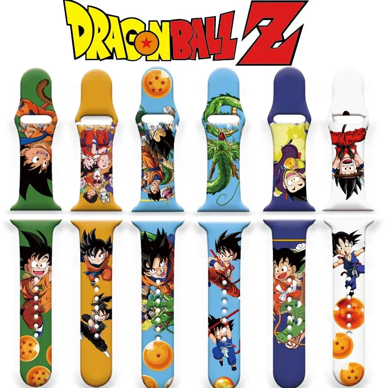 Ремешок Dragon Ball Son Goku для Apple Watch Band 38/40/41 мм 42/44/45 мм