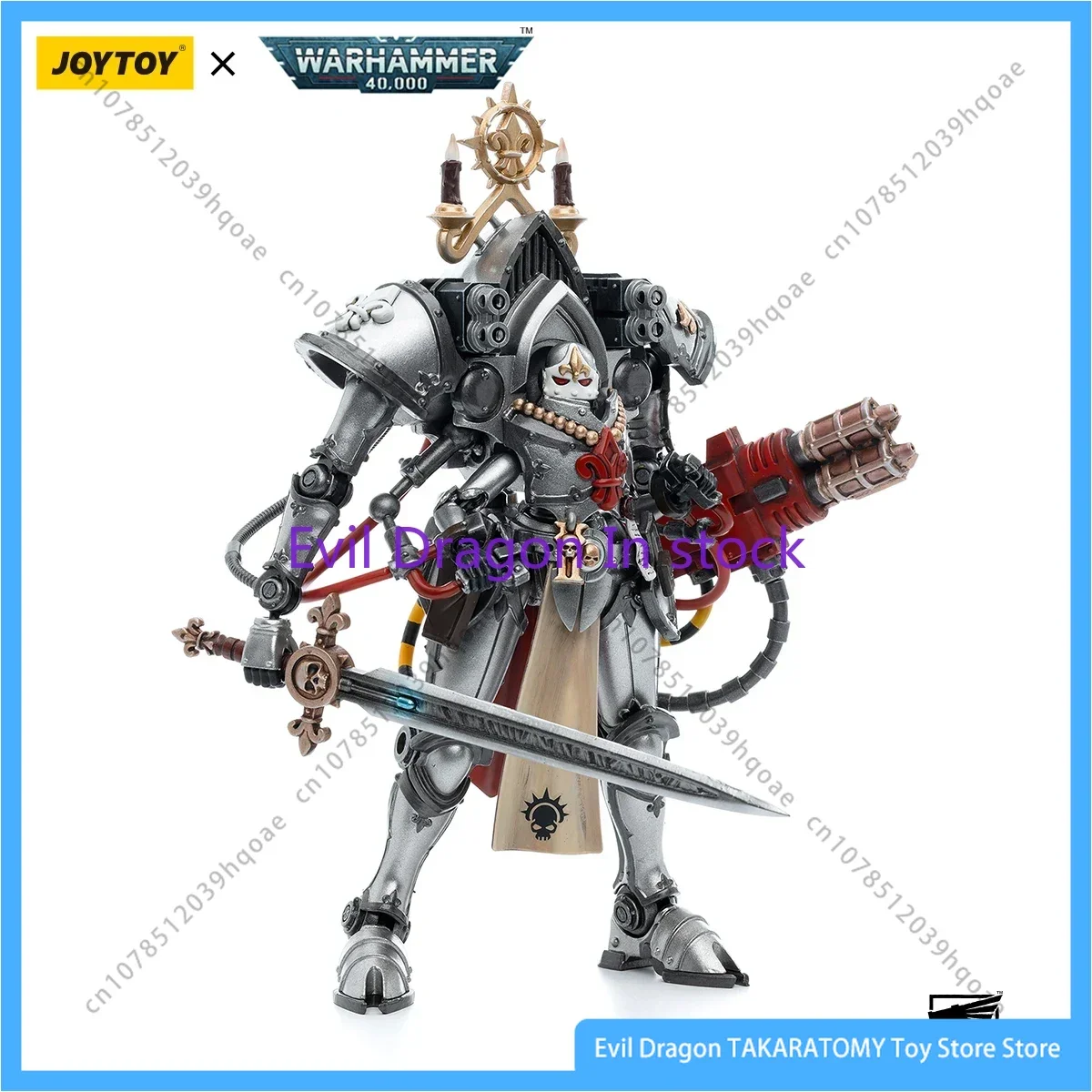 JOYTOY Warhammer 40k 1/18 Anime Action Figures 20.5cm Argent Shroud Paragon Warsuit Sister Collaen Collection Model Toys