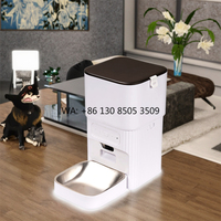 Cross-border New Eco-friendly Modern Pet Dogs Automatic Remote Intelligent Feeder APP Control Charge 7L Plastic Bowls