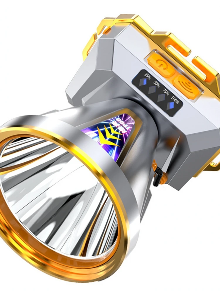 

High-Intensi Headlamp with Large Light Cup Long-Endurance Technological Cross-Border LED Headlight for Outdoor Cam And ...