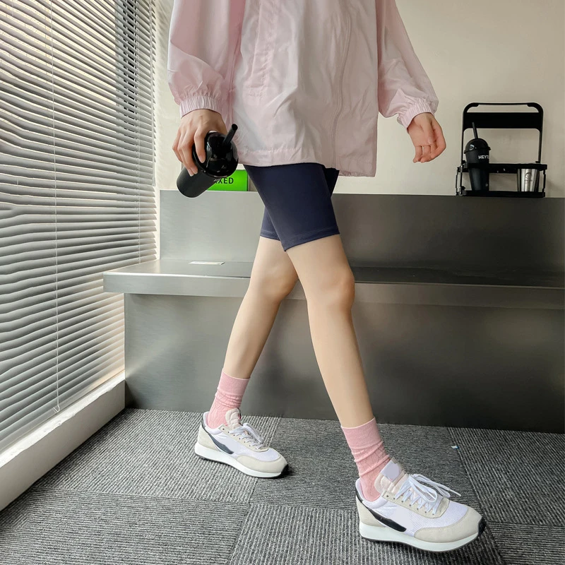CHAOZHU Japanese Korea Women breathable Hollow rhombus fashion ins lady street snap spring summer cotton 100% socks set 2 pairs