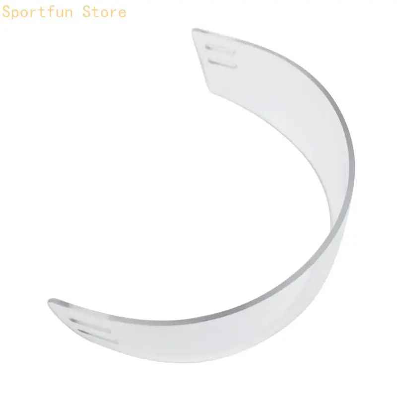 

X7JD Vented Cut Hockey Visors Inside Anti Fog Ice Hockey Helmets Shield Anti Scratch