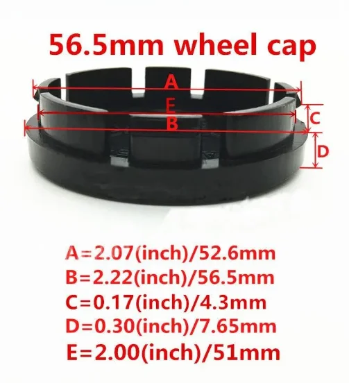 4pcs/set 56mm 60mm 65mm 75mm 90mm Wheel Center Hub Caps Cover Logo Emblem Badge Wheel Cover Trim Exterior Accessories