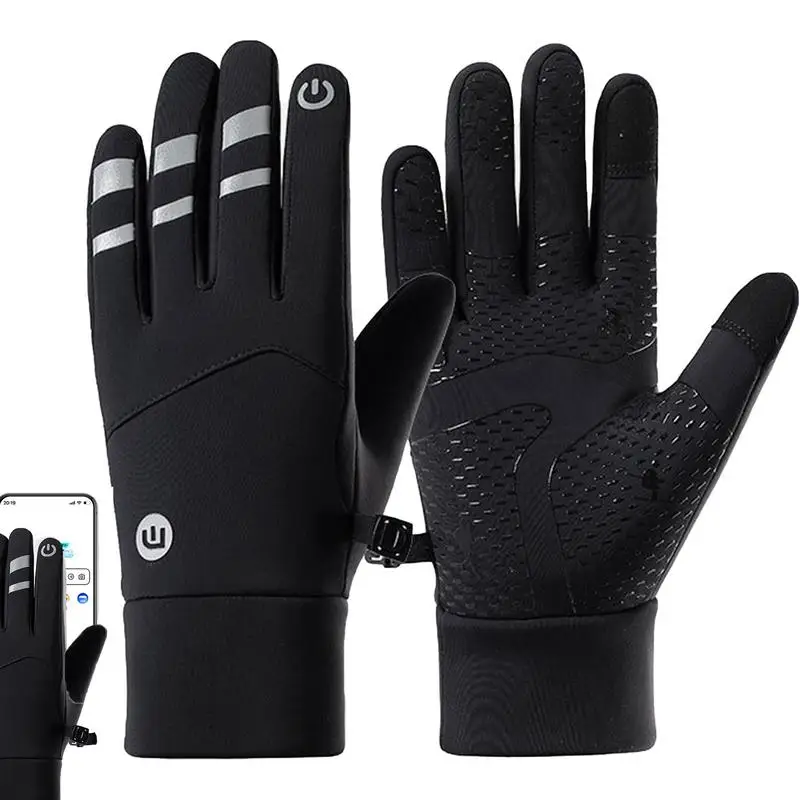 Winter Skiing Warm Gloves Cycling Waterproof Non Slip Thickened Mittens Mountaineering Daily Commuting Touch Screen Gloves