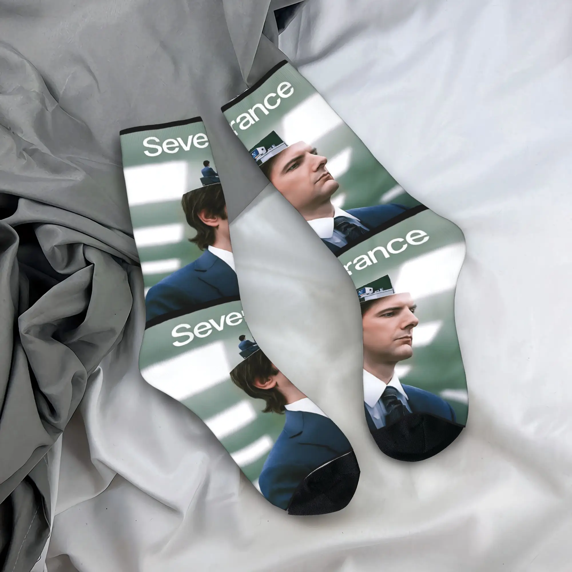 lumon indústrias severance tv meias moda meias unissex homens meias respiráveis primavera correndo padrão anti suor