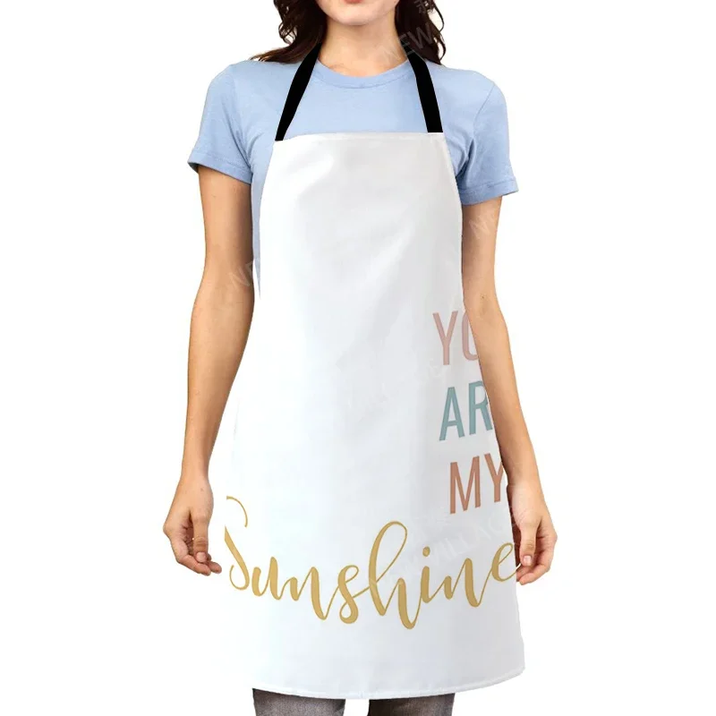 nordic Aesthetic Women kitchen apron kids original Children Waterproof girl princess waiter work apron oil proof boho plant