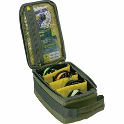 Portable Fishing Reel Storage Bag Fly Lure Line Tackle Gear Organizer Zipper