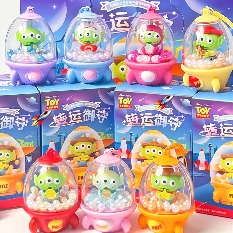 

Disney Blind Box The Guardian of Transforming Luck Series Green Squadron Disney Toys Story Alien Model Decor for Kids Gifts