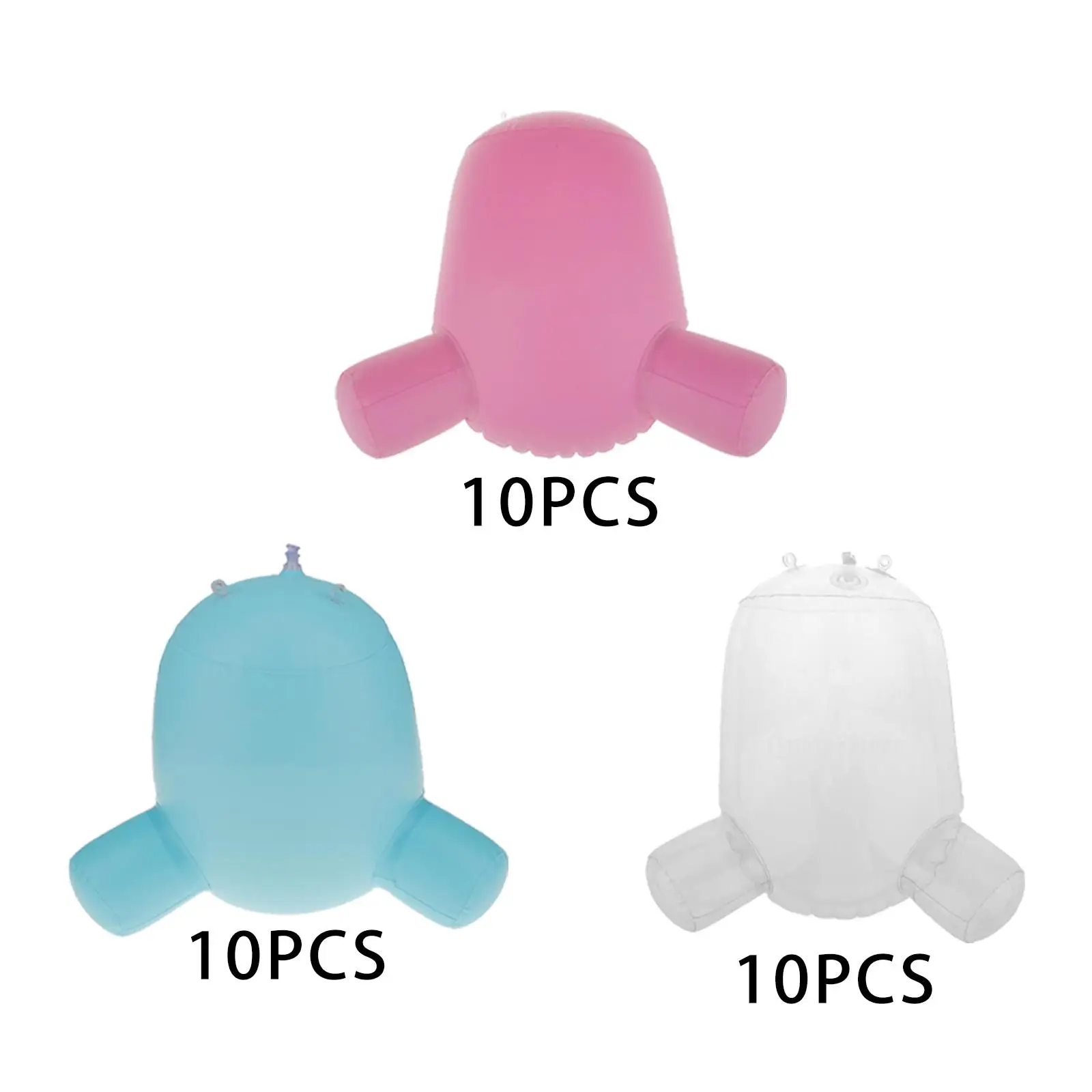 10Pcs Inflateble Buttock Models Wear Resistant Easy to Use PVC for Diapers