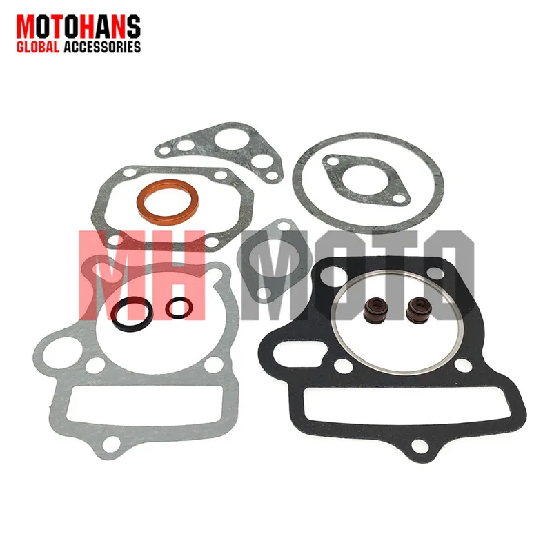 ENGINE PARTS 54MM BORE 125CC MID SET GASKET WITH VALVE SEAL  FOR C125 AKT AKT 125 FLEX125