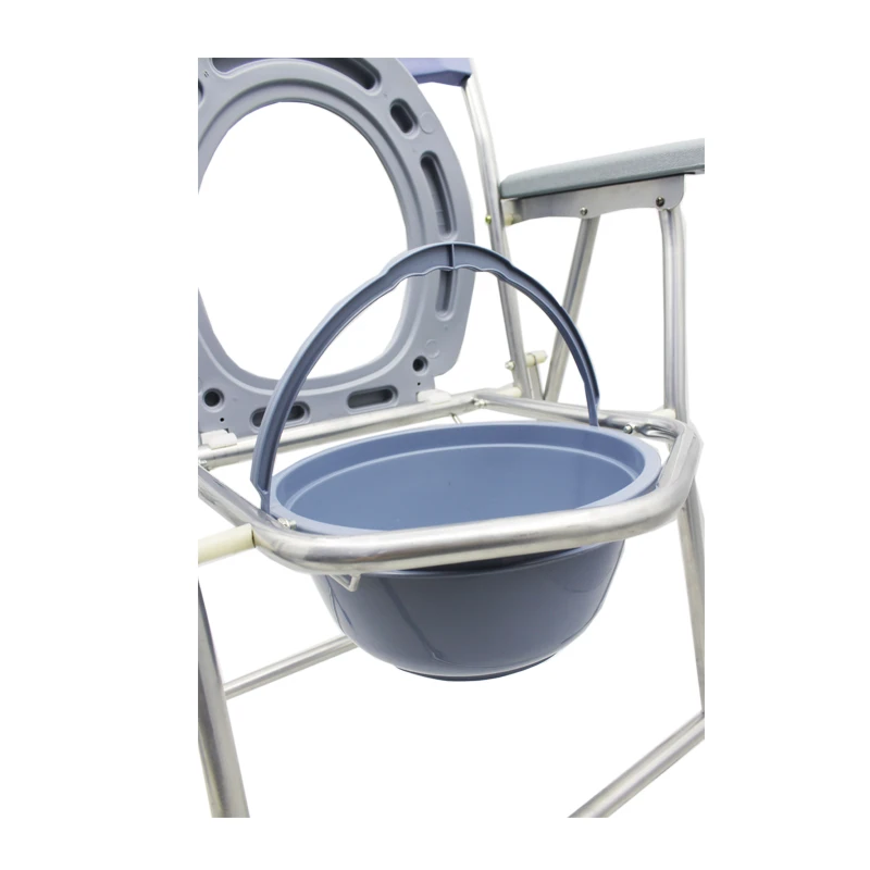 China Hot Sale Hospital Bathroom Folding Toilet Chair/ Commode Chair/Potty Chair Adult For Elderly With Seat