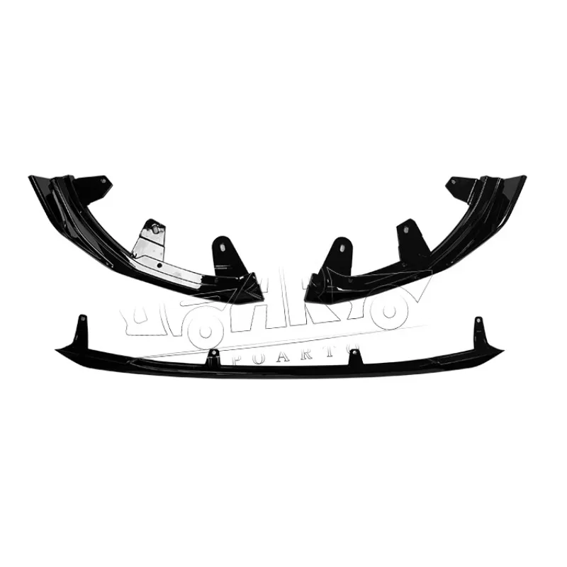 Car Body Kit Parts Bumpers ABS Plastic Carbon Fiber Look MP Style Front Lip Splitter Spoiler for BMW 2 Series G42 Coupe 2022