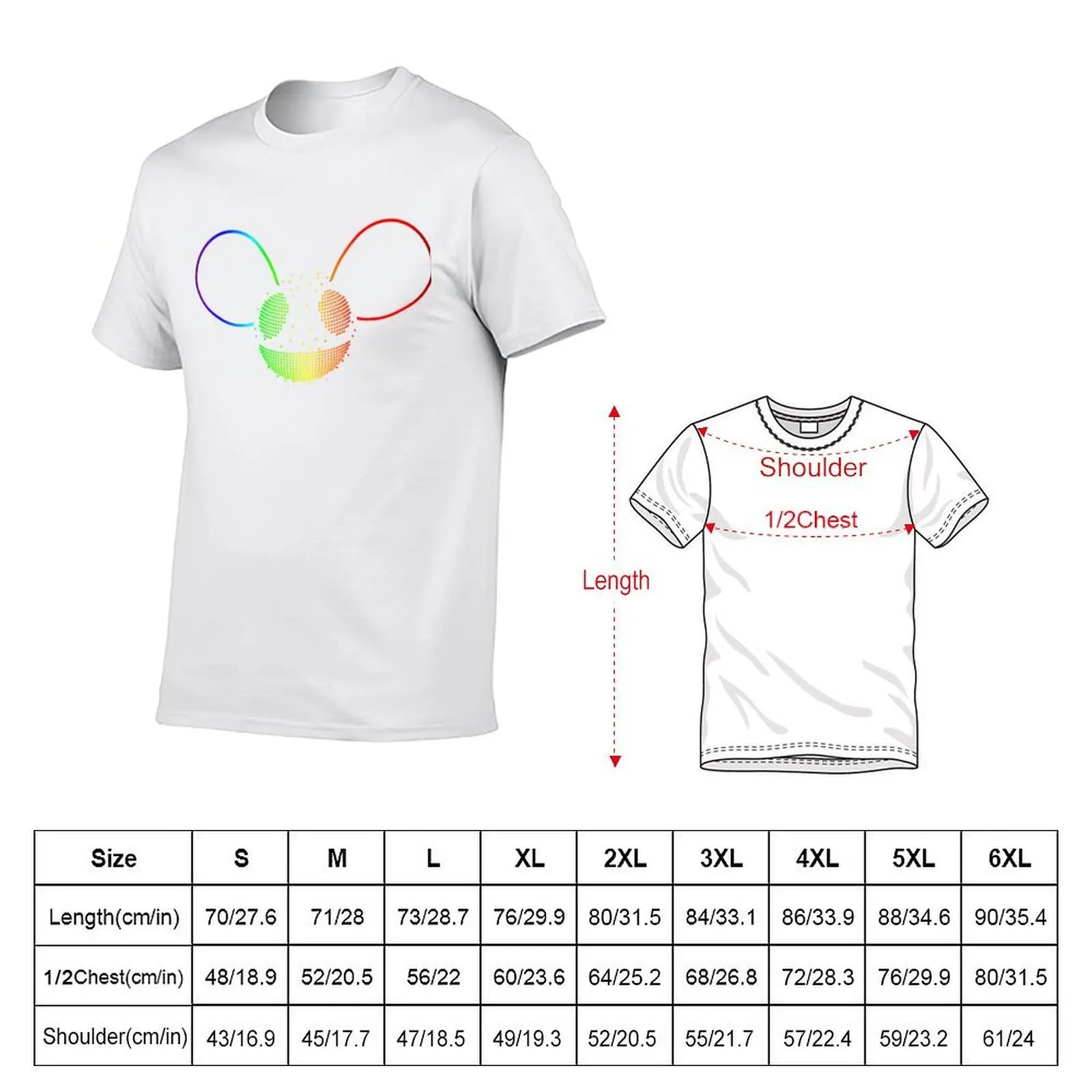 deadmau5 T-Shirt funny t shirts cotton mens graphic t shirts T-Shirt