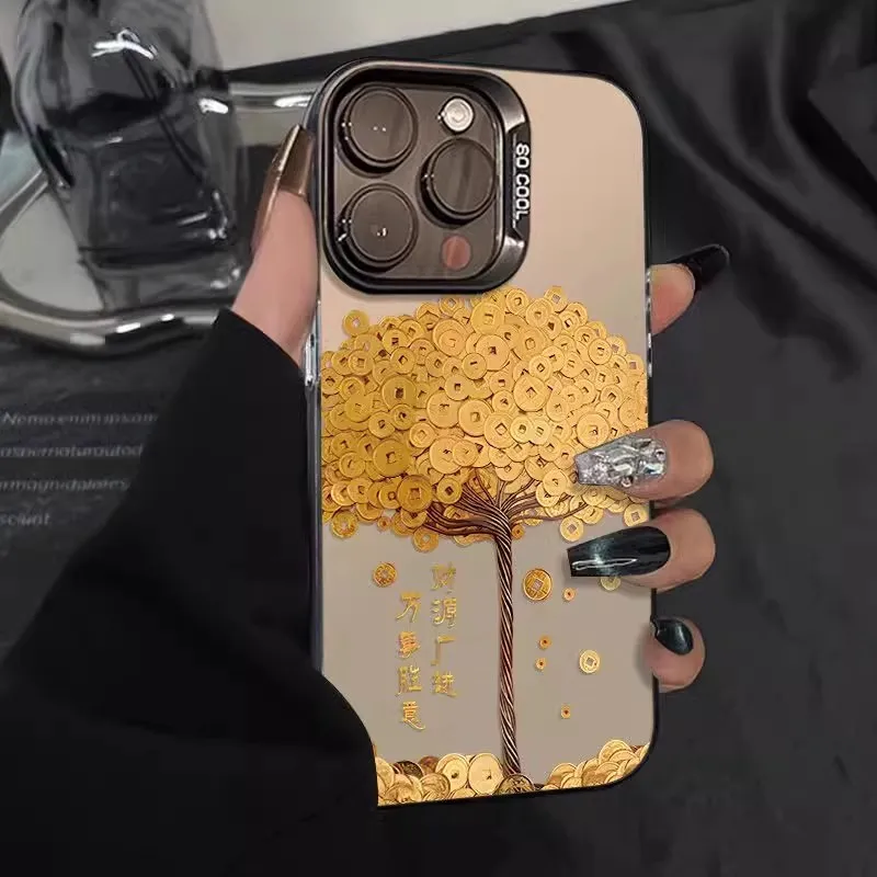 

Money Gold Wealth Tree Phone Case For Samsung Galaxy S25 S24 S22 S23 S21 Ultra FE Plus A16 A36 A53 A56 A35 A55 A54 A34 A33 Cover