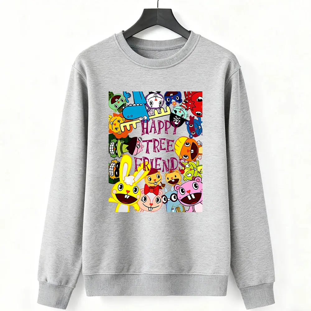 Sudadera Happy Tree Friends, ropa con estampado de dibujos animados, Jersey divertido, ropa deportiva
