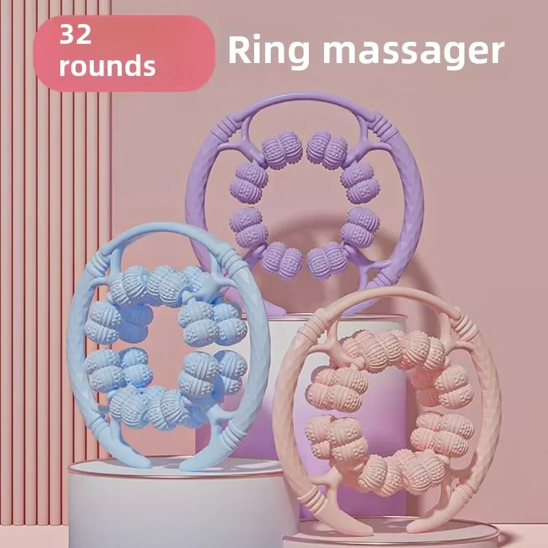 

32-Roller Leg Massage Device – Ergonomic Thigh Compression Tool for Muscle Relaxation & Circulation Enhancement