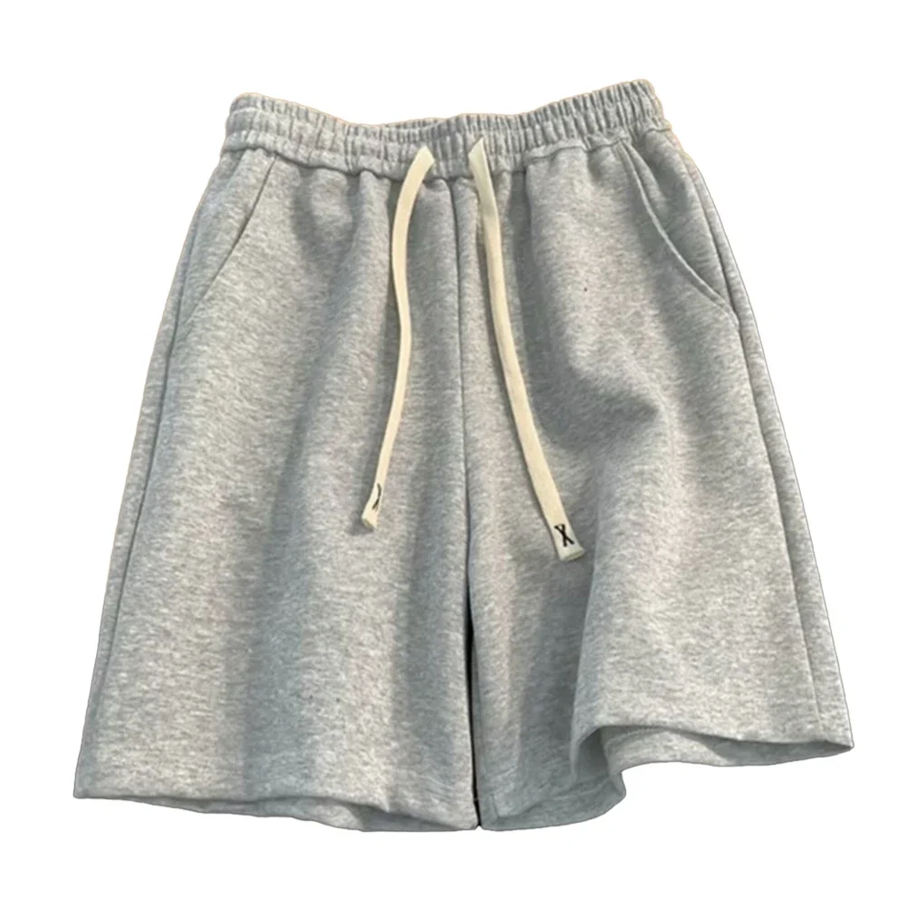 

Men Casual Shorts Drawstring Baggy Short Pants Fitness Breathable Streetwear Gym