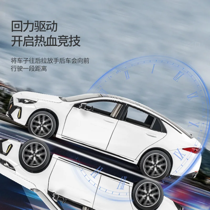 1:24 Trumpchi EMPOWโลหะผสมรถลีมูซีนDiecasts & Toy Vehiclesรุ่นSound & Lightดึงกลับรถของสะสมเด็กของขวัญ