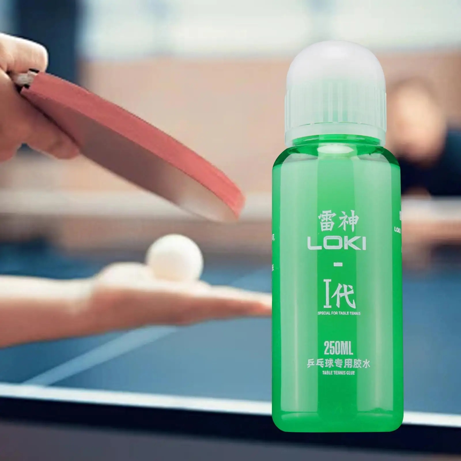 Table Tennis Liquid Glue with Brush 250M for Bat Paddle DIY Pingpong Racket