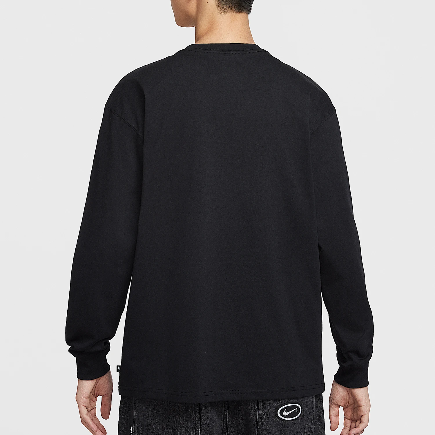Nike Authentic Autumn Style Men's Round Neck Print Long Sleeve Top II5313-010 view 2
